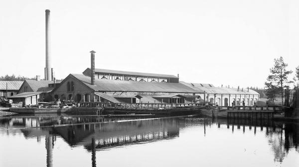 Inha fabrikk, Ähtäri Finland rundt 1900
