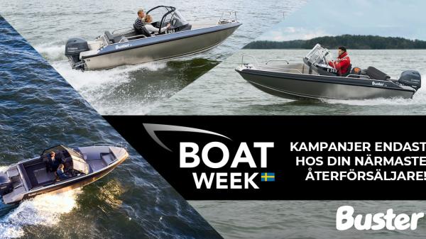 Buster Boat Week i Sverige hos Buster-försäljare